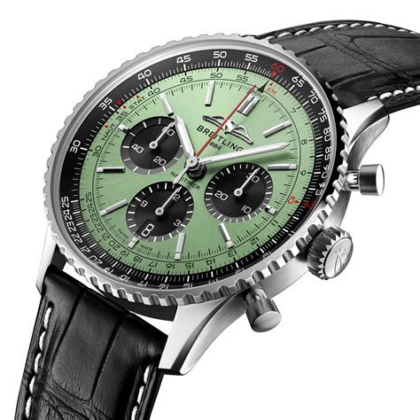 breitling mint green navitimer